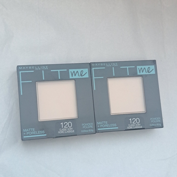1 Maybelline Fit Me Matte Poreless Pressed Face Powder Makeup, Classic Ivory - Picture 2 of 6